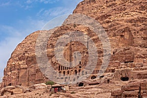 Urn Tomb at Petra. Jordan Kingdom