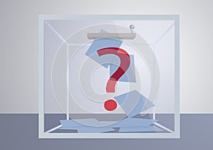 Concept of the uncertainty of an electoral vote.