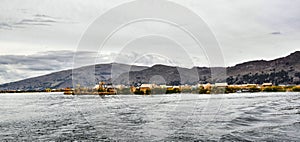 Uros floating islands-totora-Puno-Peru - 550