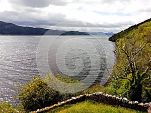 Urquhart Castle, Iverness UK, Ruins of the Urquhart Castle in Iverness United kingdom next to Loch Ness lake