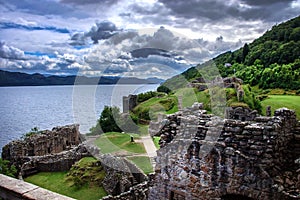 Urquhart Castle. Loch Ness, Inverness, Scotland