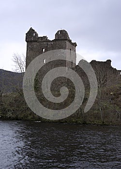 Urquhart Castle ruin on Loch Ness