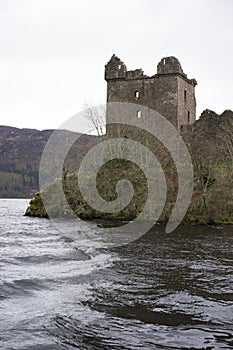 Urquhart Castle ruin on Loch Ness