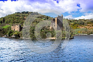 Urquhart Castle in Scotland photo