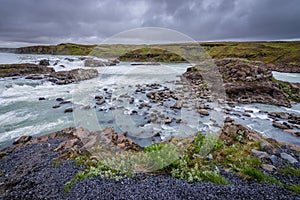 Urridafoss waterfall in Iceland