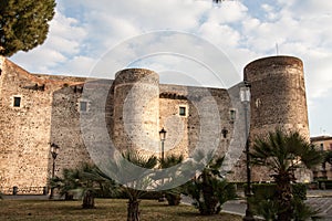 Ursino castle, Catania, Sicily, Italy