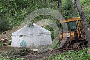 Urta nomadic house in Kazakhstan