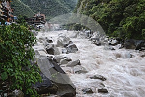 Urubamba river near Aguas Calientes photo