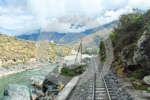 Urubamba river near Machu Picchu (Peru)