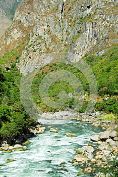 Urubamba river near Machu Picchu (Peru)