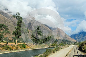 Urubamba river near Machu Picchu (Peru)