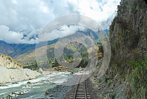 Urubamba river near Machu Picchu (Peru)