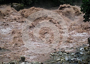 Urubamba River Sacred Valley. Peru. South America.