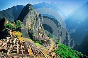 Urubamba Valley at Machu Picchu photo