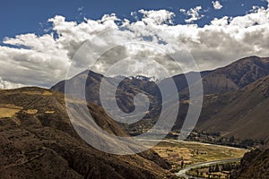 Urubamba valley peruvian Andes Cuzco Peru