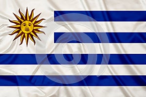 Uruguay Country Silk flag