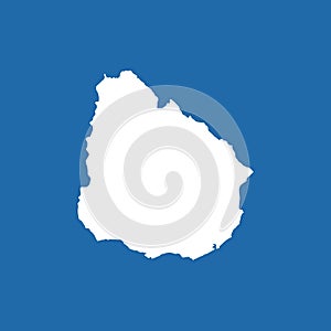Uruguay map icon