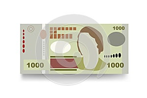 Uruguay money set bundle banknotes. Paper money 1000 UYU.