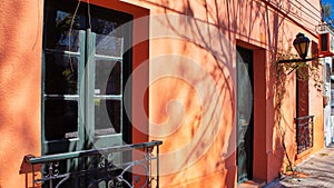 Streets of Colonia Del Sacramento in historic center Barrio Historico photo