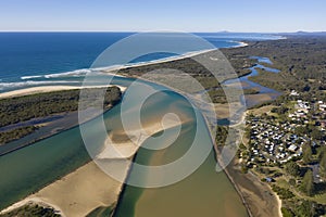 Urunga, NSW, where the Bellinger and Kalang rivers meet