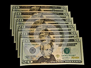 US 20 Dollars Bills
