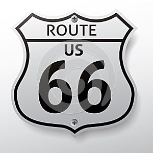 us 66 route sign. Vector illustration decorative design