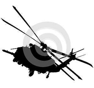 US Air Force army, navy military aircraft fight and transport helicopter flying in the air HH / UH 60G Black Hawk, Pave Hawk helic