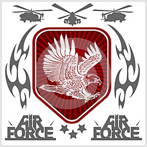US Air Force - Military Design. vector