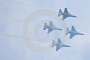 US Air Force Thunderbirds at 2018 Great New England Airshow in Chicopee, Massachusetts