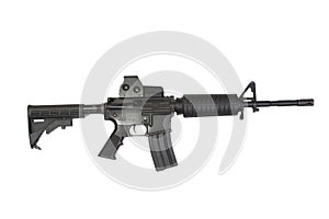 US Army carbine with ACOG Gunsight