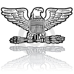 US Army eagle insignia