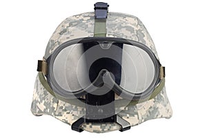 us army kevlar helmet with goggles