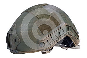 Us army kevlar helmet with night vision mount