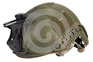 Us army kevlar helmet with night vision mount