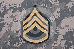 Us army uniform sergeant rank patch