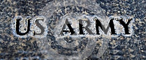 US Army United States Armed Forces Inscription Memorial