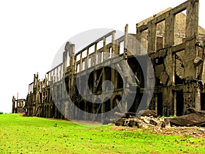 US Barracks Ruins Corregidor