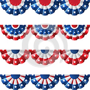 US bunting decoration photo