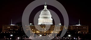 US Capital At Night photo