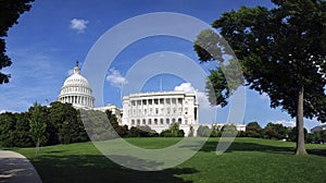 US Capitol building panorama