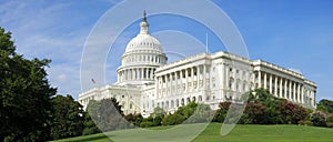 US Capitol building panorama