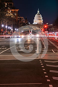 US Capitol Building Sunset