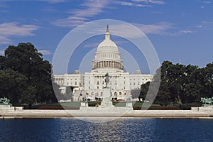 US Capitol Building and Ulysses S. Grant Memorial in Washington