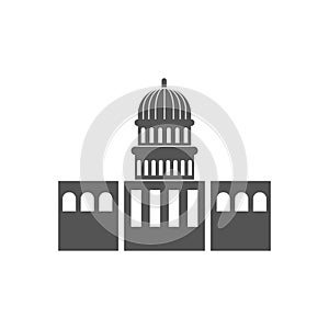 us capitol building. Vector illustration decorative design