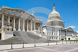 The US Capitol building in Washington D.C.