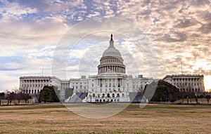 US Capitol Building Washington DC Sunrise photo