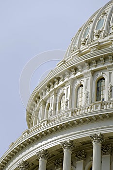 US Capitol dome detail