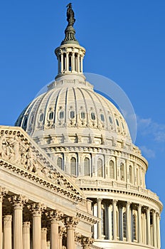 US Capitol dome detail, Washington DC