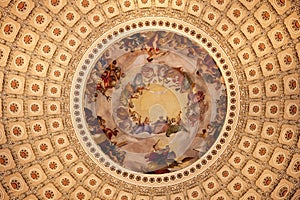 US Capitol Dome Rotunda Apothesis Washington DC