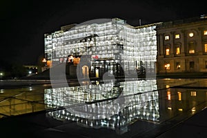 US Capitol House of Represetatives Construction Reflection Washington DC